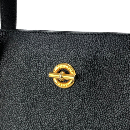 CELINE Toggle Clasp Totebag Shoulderbag Black Vintage Old CELINE iddxei