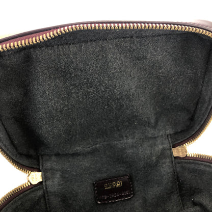 GUCCI 竹製漆皮迷你化妝包 手提包 黑色 復古 舊款 GUCCI umgaas