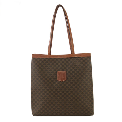 CELINE Macadam Logo 手提包 棕色 復古 舊 x5yffp