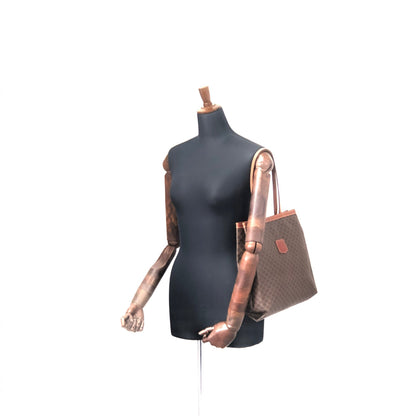 CELINE Macadam Logo 手提包 棕色 復古 舊 x5yffp