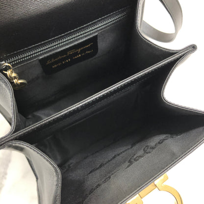 Salvatore Ferragamo Gancini 斜背包 手提包 肩背包 黑色 復古 舊款 g2kftp