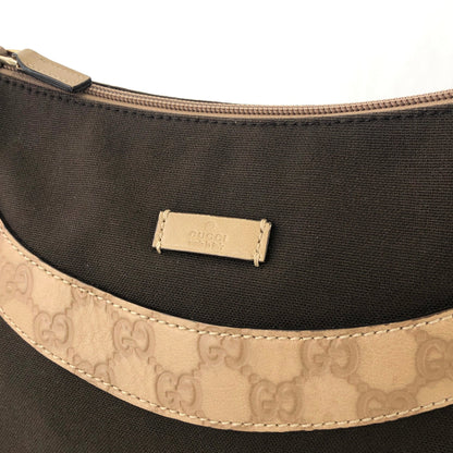 GUCCI Guccissima Shoulder bag Hobo bag Brown Vintage Old 2anetv