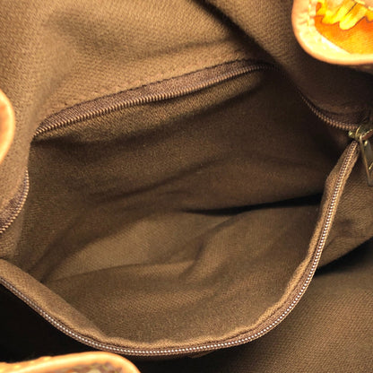 LOEWE Whole Pattern Fabric Backpack Orange Vintage Old 5fcmyi