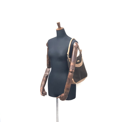 GUCCI Guccissima Shoulder bag Hobo bag Brown Vintage Old 2anetv
