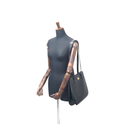 CELINE Toggle Clasp Totebag Shoulderbag Black Vintage Old CELINE iddxei