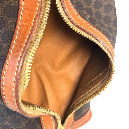 CELINE Macadam Blason Drawstring Bucket Shoulder bag Brown Vintage Old CELINE yxgawn