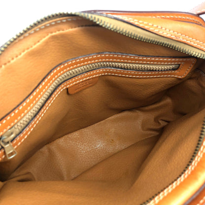CELINE Macadam Gancini Shoulderbag Brown Vintage Old celine bbyfhi