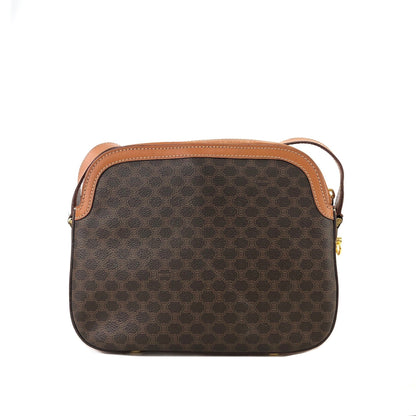 CELINE Macadam Gancini Shoulderbag Brown Vintage Old celine bbyfhi