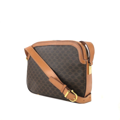 CELINE Macadam Gancini Shoulderbag Brown Vintage Old celine bbyfhi