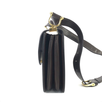 CELINE Horse carriage Crossbody Shoulderbag Brown Vintage Old CELINE apx2ne
