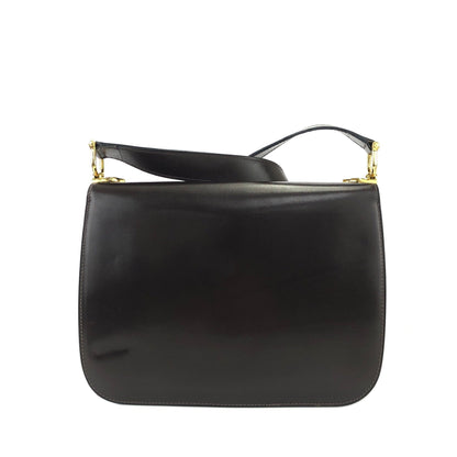 CELINE Horse carriage Crossbody Shoulderbag Brown Vintage Old CELINE apx2ne