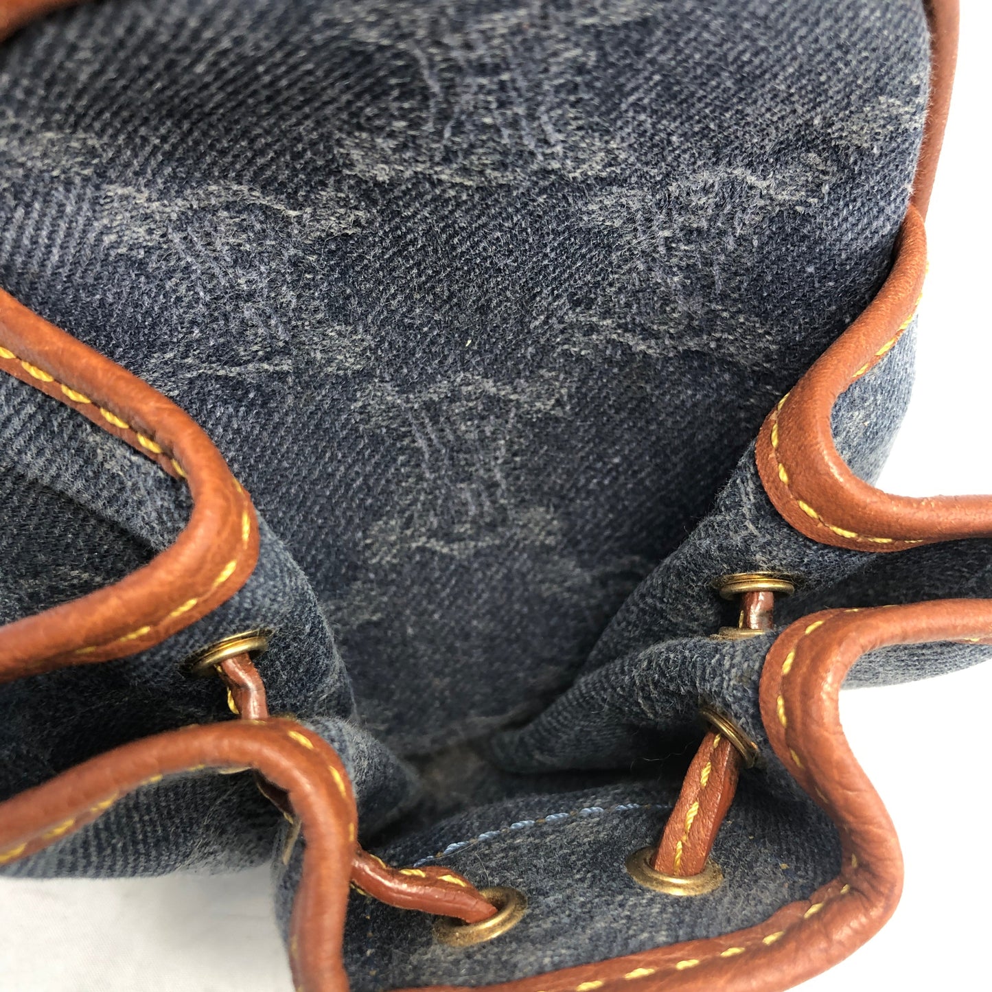 CELINE Paris macadam Denim Boogie bag Handbag Old CELINE Vintage mpf4wr