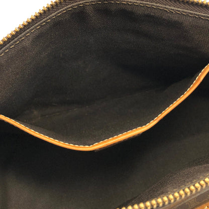 CELINE Macadam Vanitybag handbag Brown Vintage Old Celine efdvcj