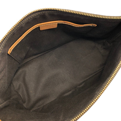 CELINE Macadam Vanitybag handbag Brown Vintage Old Celine efdvcj