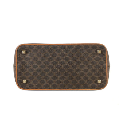 CELINE Macadam Vanitybag handbag Brown Vintage Old Celine efdvcj