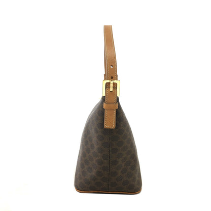 CELINE Macadam Vanitybag handbag Brown Vintage Old Celine efdvcj