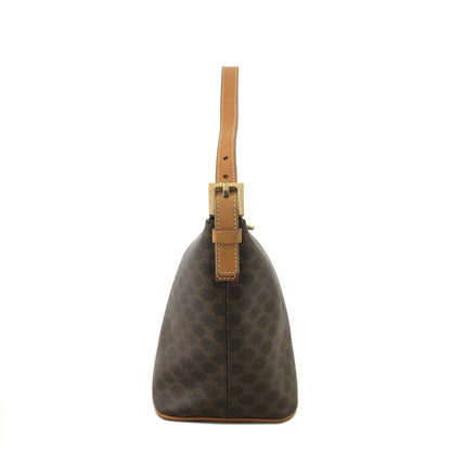 CELINE Macadam Vanitybag handbag Brown Vintage Old Celine efdvcj
