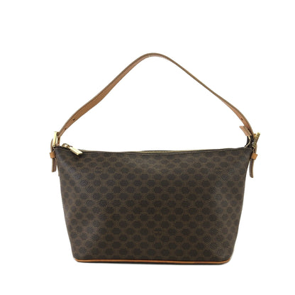 CELINE Macadam Vanitybag handbag Brown Vintage Old Celine efdvcj