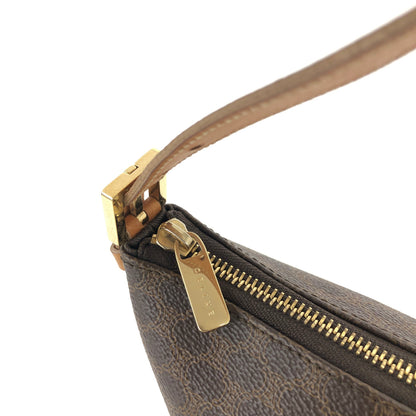 CELINE Macadam Vanitybag handbag Brown Vintage Old Celine efdvcj