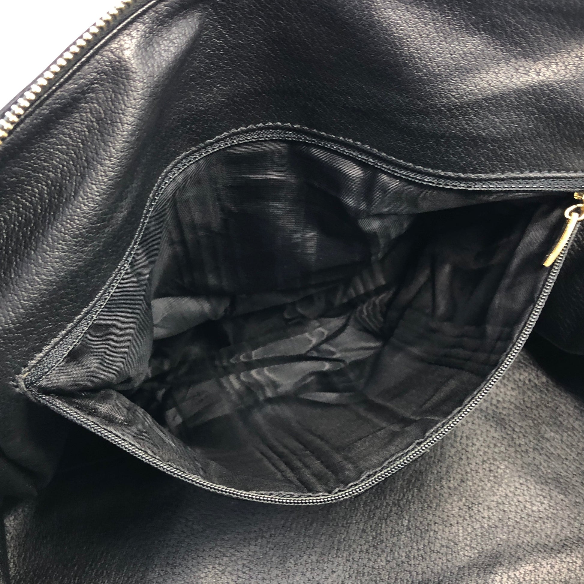 Yves Saint Laurent shoulder bag vintage PVC x leather Camel x Black USED