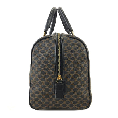CELINE Macadam Blason Boston bag Handbag Black Vintage Old Celine 5b7pw2