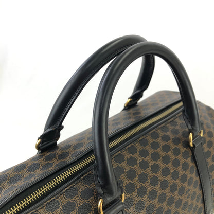 CELINE Macadam Blason Boston bag Handbag Black Vintage Old Celine 5b7pw2