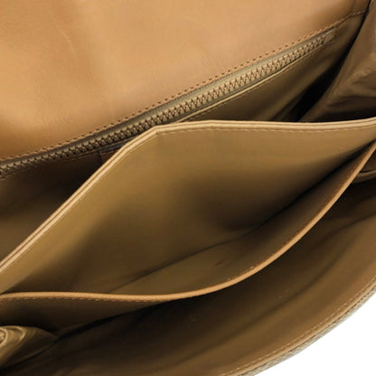 CELINE Macadam Blason Crossbody Shoulder bag Beige Vintage Old Celine ah45x5