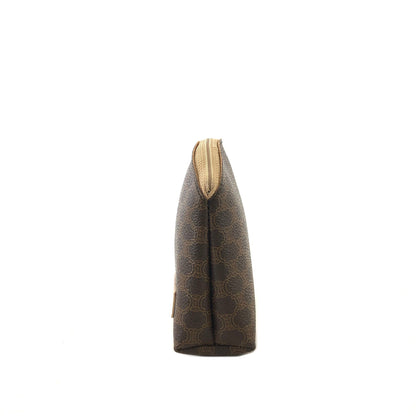 CELINE Macadam Logo 手拿包 棕色 復古 舊 CELINE wsa2z5