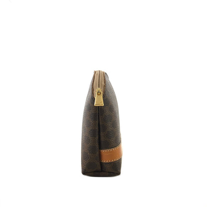 CELINE Macadam Logo 手拿包 棕色 復古 舊 CELINE wsa2z5