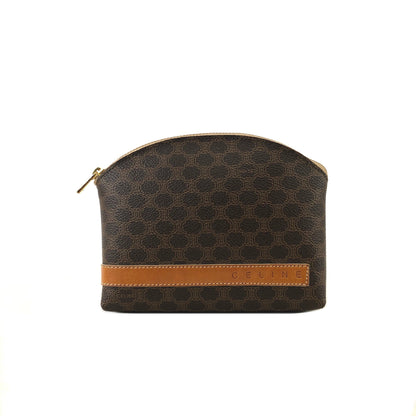 CELINE Macadam Logo 手拿包 棕色 復古 舊 CELINE wsa2z5