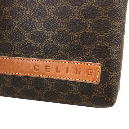 CELINE Macadam Logo 手拿包 棕色 復古 舊 CELINE wsa2z5