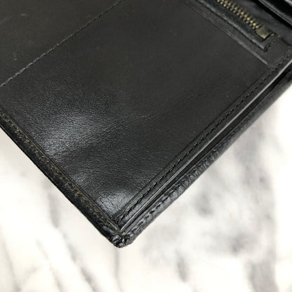 CELINE Macadam Blason 小巧皮夾黑色配件復古舊款 celine gm3sft