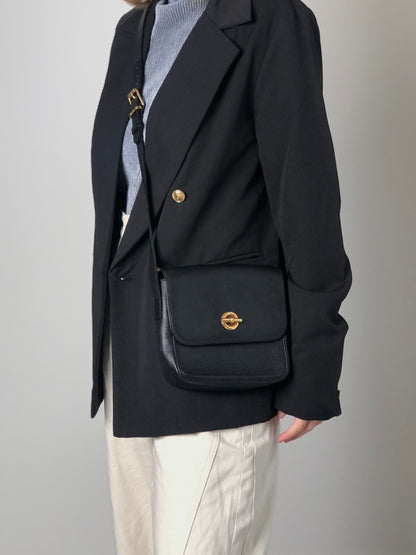 CELINE Toggle Clasp Shoulder bag Black Vintage 6i3ni8
