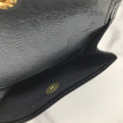 CELINE Macadam Compact Wallet Black Accessory Vintage Old celine segrnw
