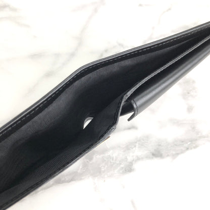 CELINE Macadam Compact Wallet Black Accessory Vintage Old celine segrnw