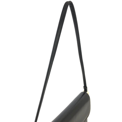 GUCCI GG logo 2Way Shoulder bag Clutch bag Leather Black Vintage Old Gucci uvgi6y