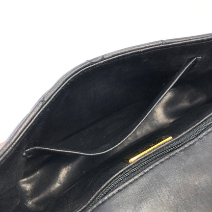 GIVENCHY Logo tassel Quilted Leather Chain Shoulder bag Black Vintage Old byhvxm