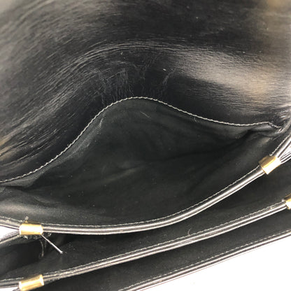 CELINE Triomphe Crossbody Shoulderbag Black Vintage Old CELINE 4hp84x