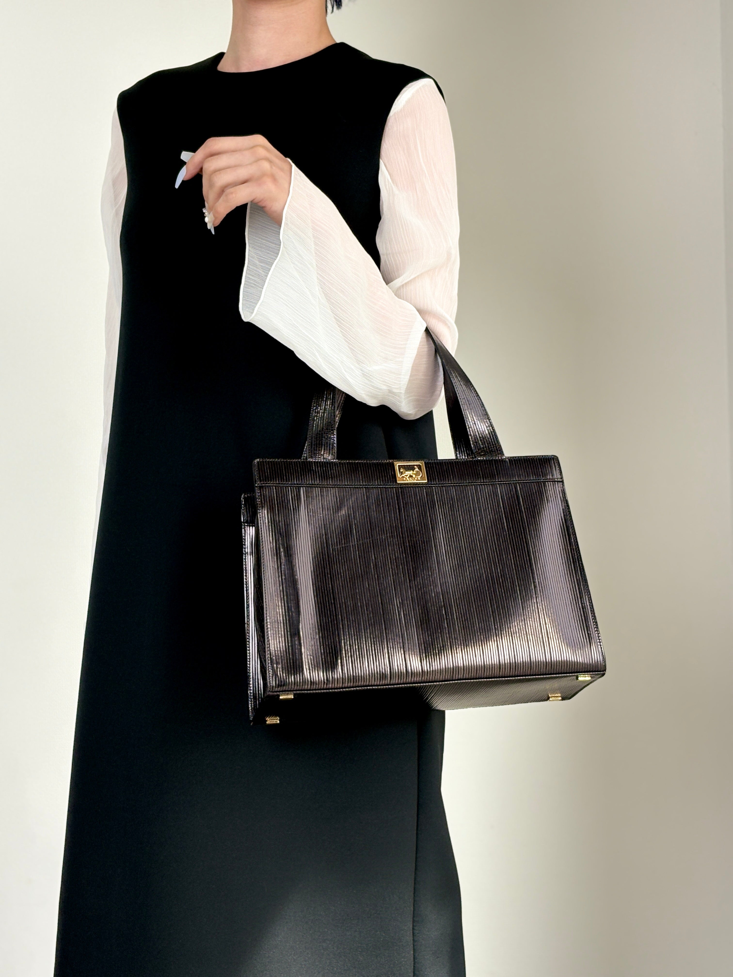 本革　ビンテージCELINE バッグ CELINE Leather Bag – VintageShop solo