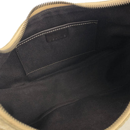 CELINE C Macadam 絨面革 Hobobag AVA 手提包米色復古舊 Celine 787fgu