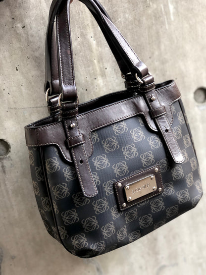 LOEWE Anagram pattern Handbag Black Vintage vhz5ui
