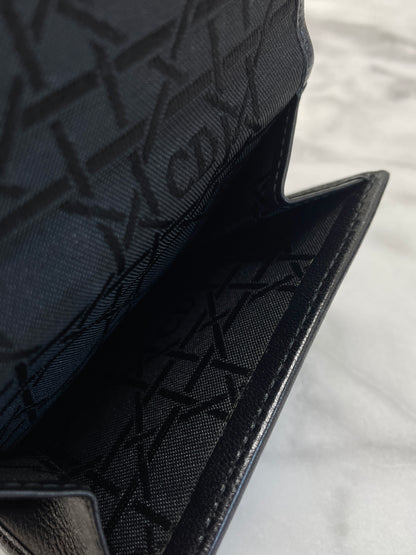 Christian Dior StudsCannage Wallet Black nae53z