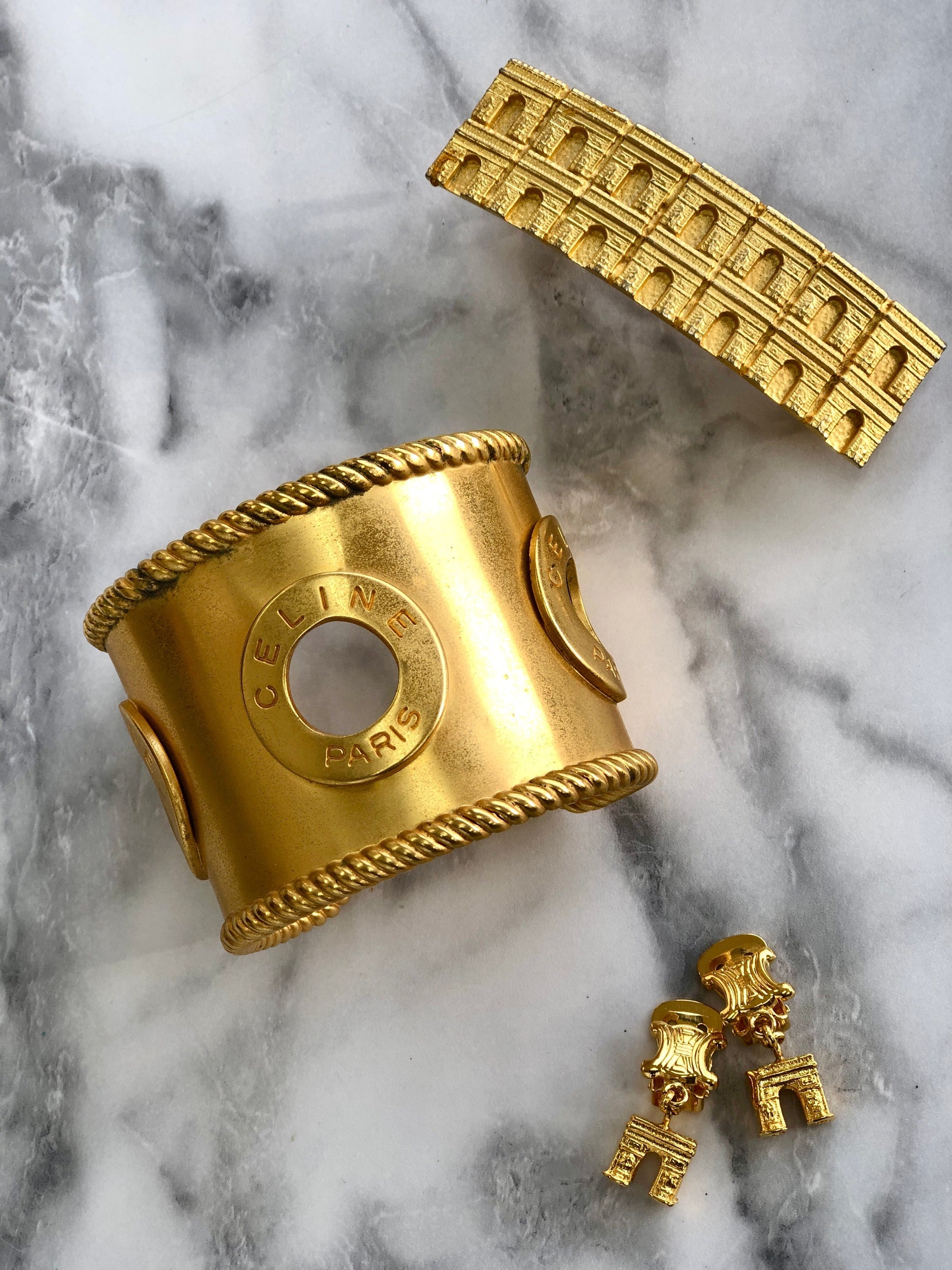 Celine Hair Accessories, Gold