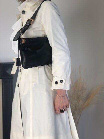 PRADA Shoulder bag Black Vintage chvuhk