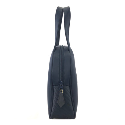 Yves Saint Laurent YSL logo Handbag Boston bag Navy Vintage Old gvphdw