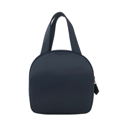 Yves Saint Laurent YSL logo Handbag Boston bag Navy Vintage Old gvphdw