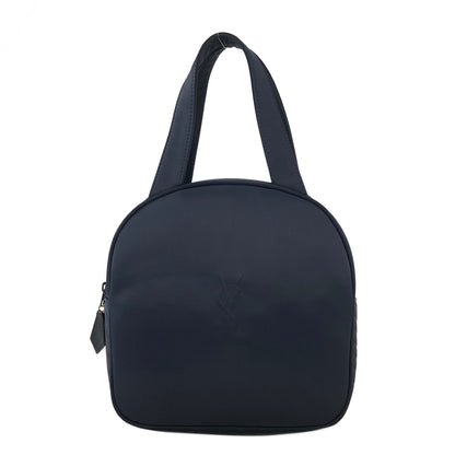 Yves Saint Laurent YSL logo Handbag Boston bag Navy Vintage Old gvphdw