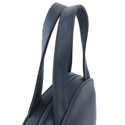 Yves Saint Laurent YSL logo Handbag Boston bag Navy Vintage Old gvphdw