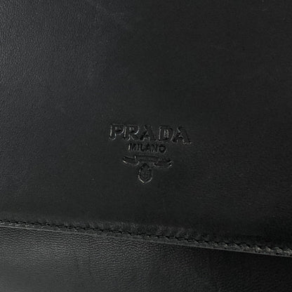 PRADA Nappa Leather Handbag Black wb5dh7