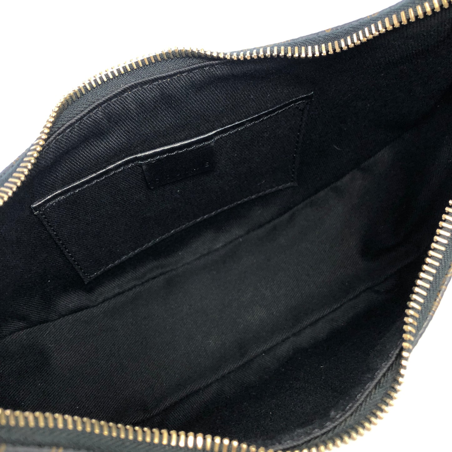 CELINE Macadam Handbag Hobobag Black AVA Old Celine Vintage d7kbzk